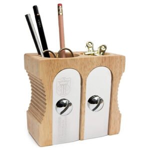 Wooden Pen Holder & Pencil Holder For Desk
